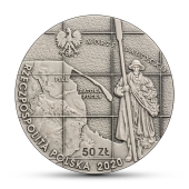kolekcjonerska moneta NBP - awers