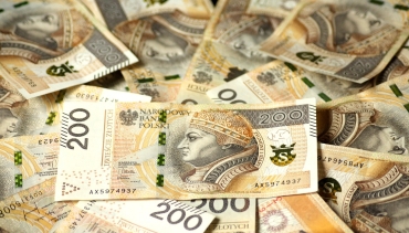 pieniądze złoty banknoty