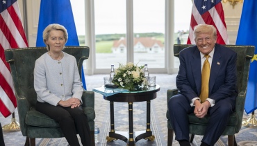 Ursula von der Leyen i Donald Trump