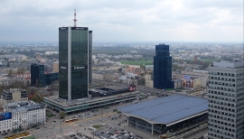 Warszawa centrum Marriott Wieżowce