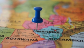 Zimbabwe mapa
