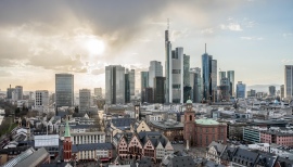 Frankfurt miasto panorama