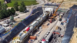 Drążenie tunelu budowa maszyny