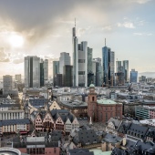 Frankfurt miasto panorama