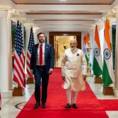 Narendra Modi i JD Vance