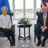 Ursula von der Leyen i Donald Trump